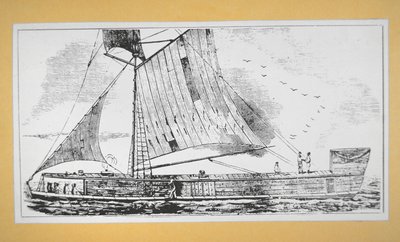 Mississippi Keel boat by School American