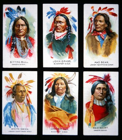 Six Notable Sioux Leaders by School American