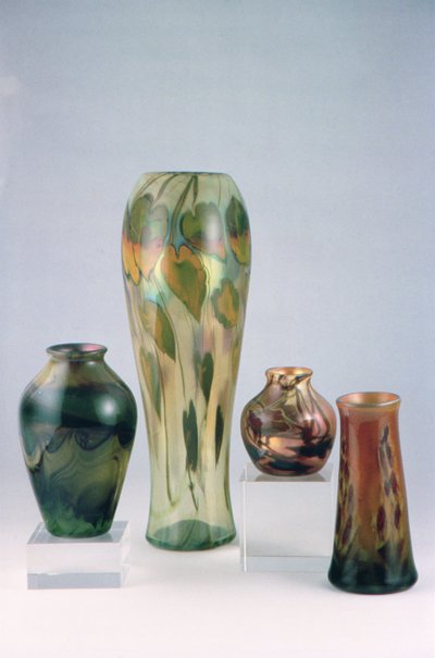 Tiffany & Co. vases by School American