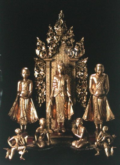 Shrine by School Burmese