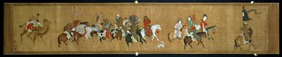 A convoy of Mongols, Chinese by School Chinese