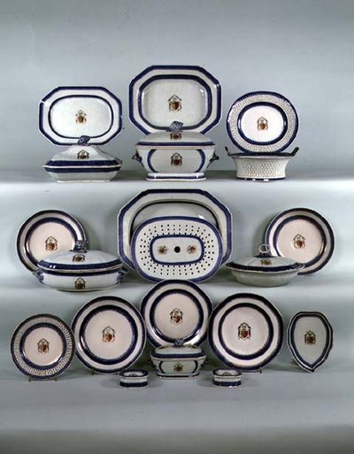 Chinese Export Dinner Service by School Chinese