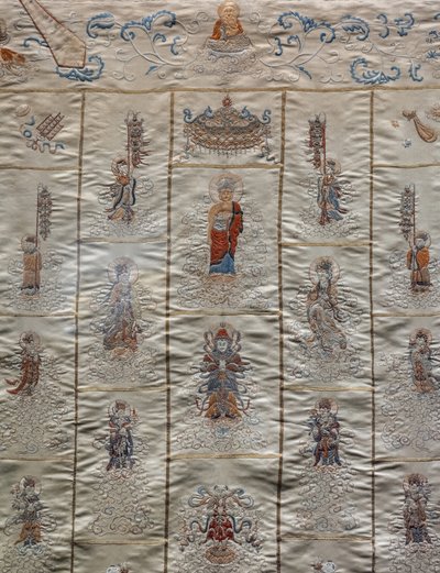 Kesa with Twenty-One Bands (detail) by School Chinese