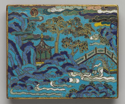 Miniature Table Screen by School Chinese