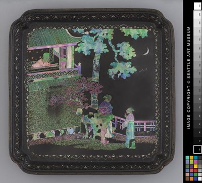 Small plate, late 18th century by School Chinese