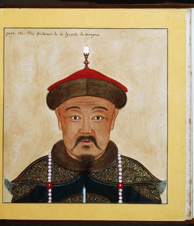 The Great Kublai Khan (1215-1294) by School Chinese