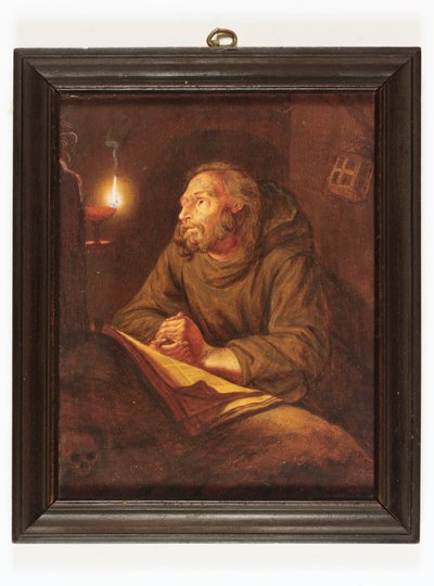 A philosopher in meditation by School Continental