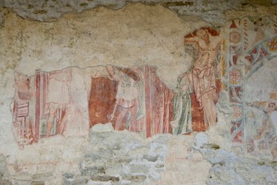 Crucifixion (fresco) by School Croatian