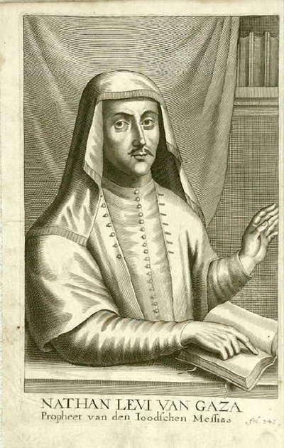 Nathan of Gaza (engraving) by School Dutch