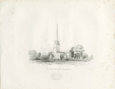 Clifton Campville Church by School English