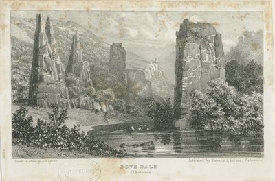 Dovedale - landscape: lithograph, nd [c.1839] by School English
