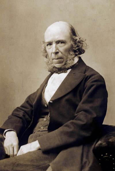 Herbert Spencer, c. 1890 by School English