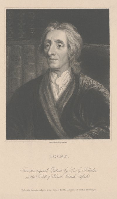 John Locke, engraved by J. Posselwhite by School English