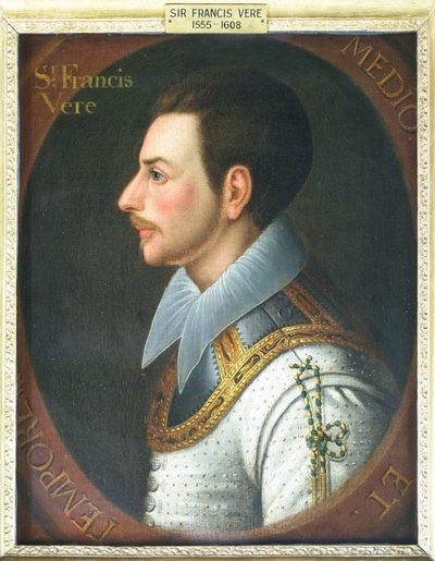 Portrait of Sir Francis Vere by School English