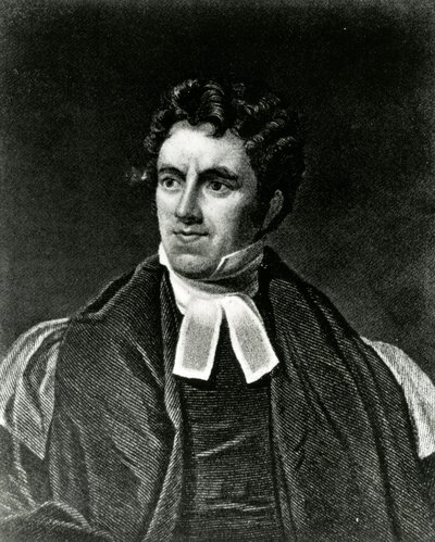Portrait of Thomas Arnold (engraving) by School English