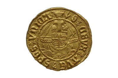 Tudor coin from the Asthall Hoard by School English