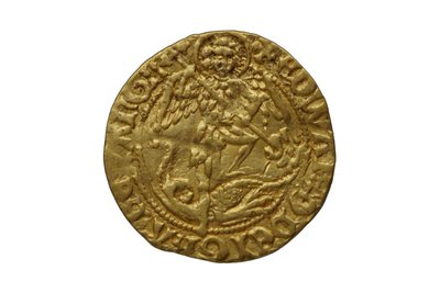 Tudor coin from the Asthall Hoard by School English