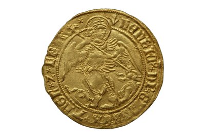 Tudor coin from the Asthall Hoard by School English