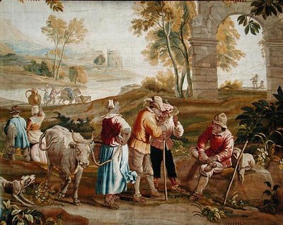 Country Scene by School Flemish