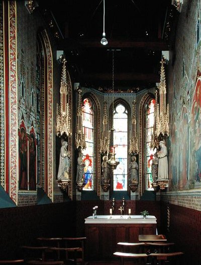 View of the interior by School Flemish