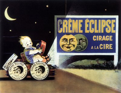 Advertising for wax polishing Eclipse Creme by School French