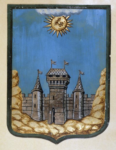 Montlucon coat of arms by School French