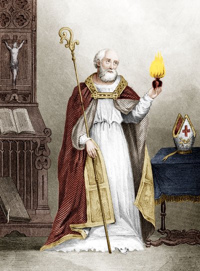 Saint Augustine by School French