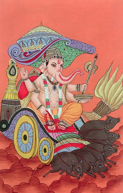 Ganesh, the Elephant God by School Indian