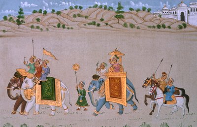 Royal Procession by School Indian