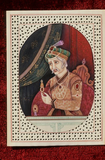 Portrait of Akbar by School Indian
