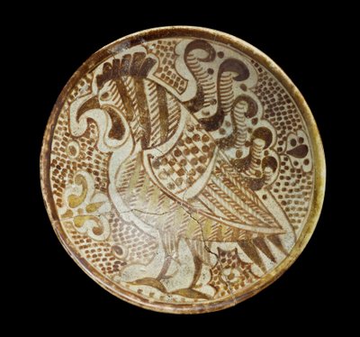 Saucer, 9th century by School Iraqi