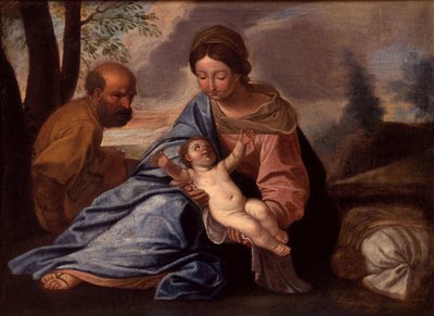 The Holy Family by School Italian