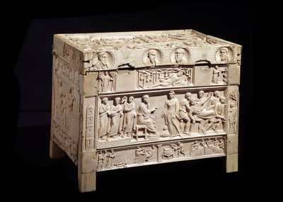 Reliquary of Brescia, back view by School Italian