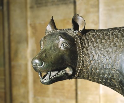 The Capitoline Wolf by School Italian