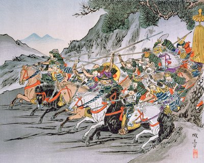 Battle of Shizugatake Pass 1583 by School Japanese