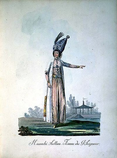 Hassechi Sultan, Wife of the Lord by School Levantine