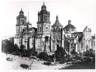 Mexico City Cathedral by School Mexican