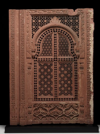 Pair of Jali screens, c.18th century by School Mughal