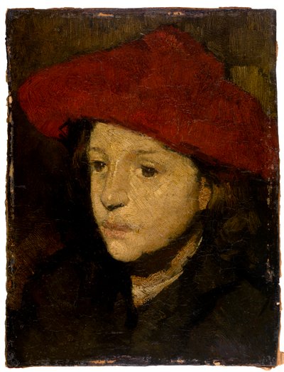 Boy by School Netherlandish