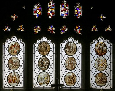 Reset Flemish roundels by School Netherlandish