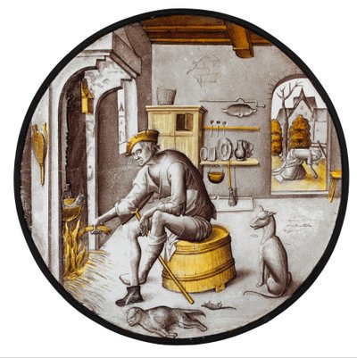 Carefree in Poverty by School Netherlandish
