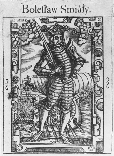 Boleslaw II the Generous (engraving) by School Polish