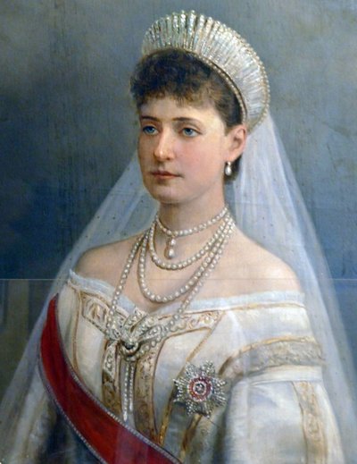 The Tsarina of Russia, Alexandra of Russia by School Russian