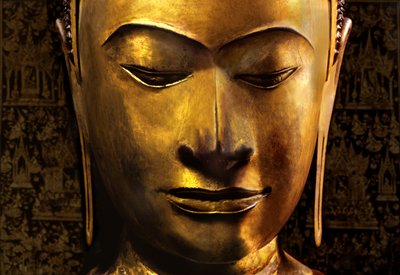Head of a Buddha image by School Siamese