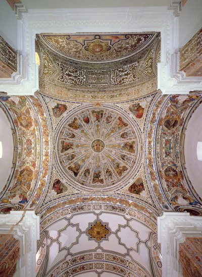 View of the ceiling and dome by School Spanish