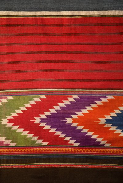 Detail of Tai Lu fabric by School Thai