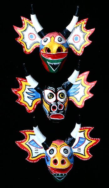 Carnival masks, Venezuela by School Venezuelan