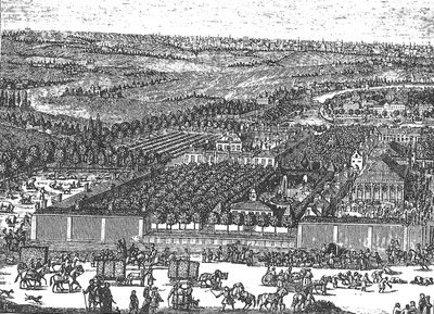 German Quarter Nemetskaya Sloboda in Moscow, 1705 by Schoonebeek