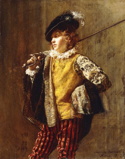 An Elegant Courtier, 1872 by Scipione Vannutelli