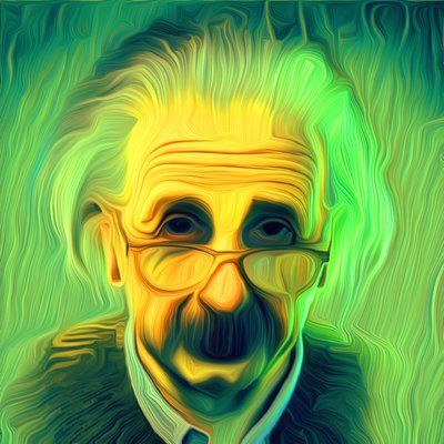 Albert Einstein 1 by Scott J. Davis